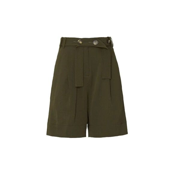 EUDON CHOI Pleated Harrison Shorts Size 4 - Picture 10 of 10